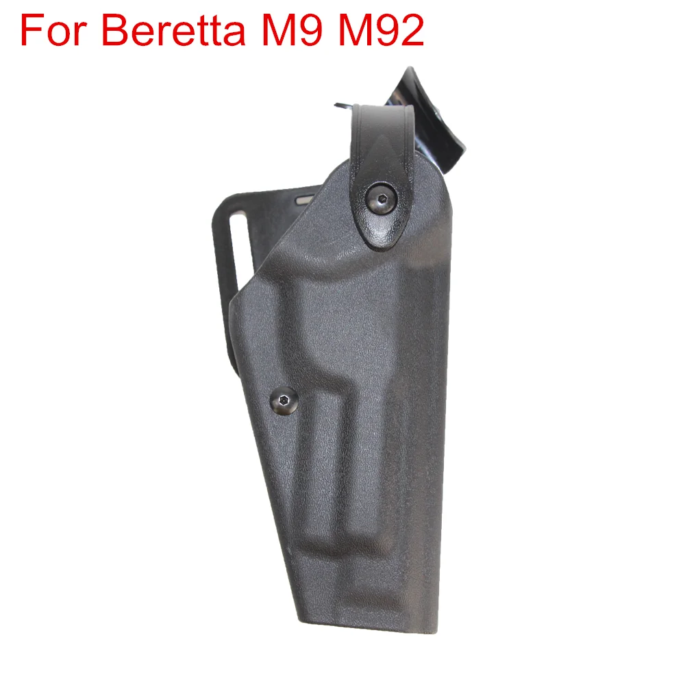 Чехол для тактического страйкбольного пистолета для Beretta M9 M92f, поясная кобура, сумка для охотничьего пистолета, аксессуары - Цвет: BLACK