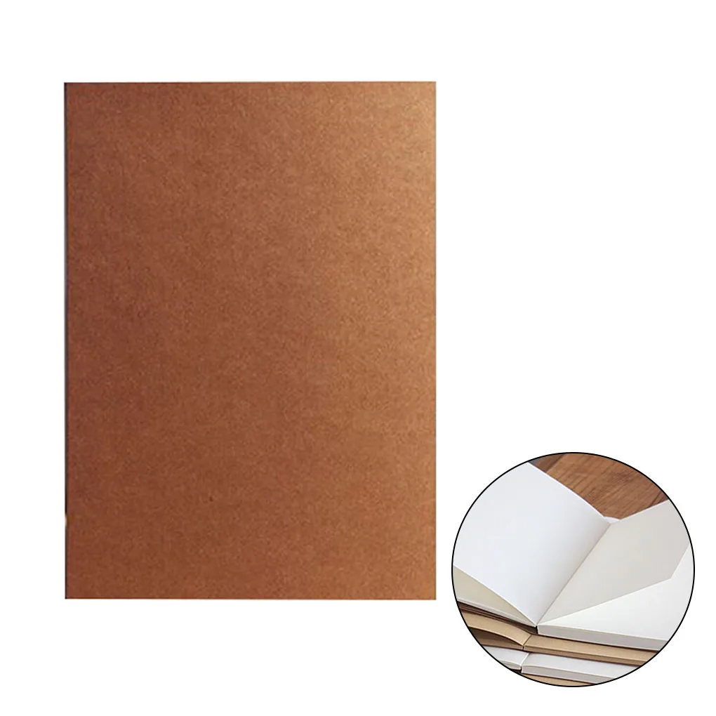 Рисование каракули Блокнот Путешествия Журнал Блокнот для рисования записная книжка-дневник с пустой бумагой 66 листов/132 страниц 130x190x25 мм