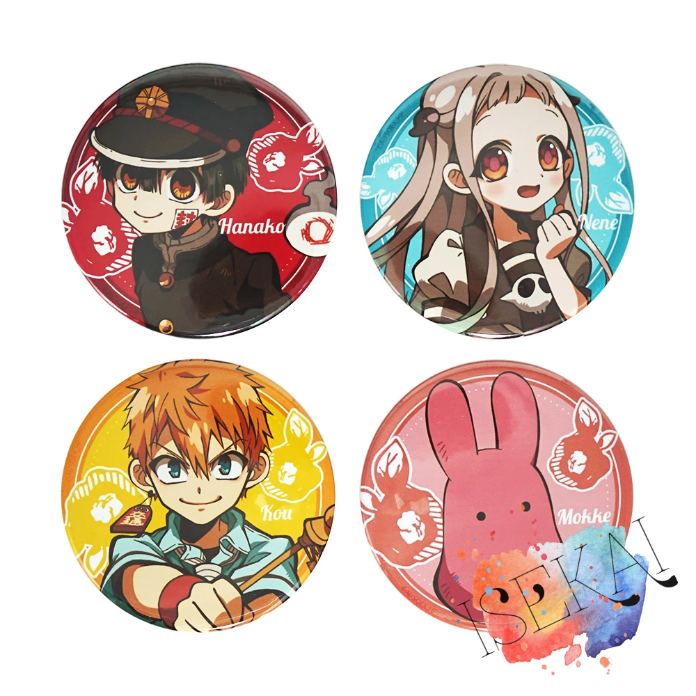 Металлическая брошь Hanako kun значок аниме Yugi Amane Nene Yashiro Minamoto Kou Mokke|Броши| |