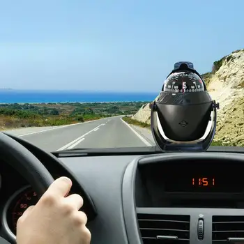 

LED Light Sea Marine Electronic Compass Car Boat Caravans Truck Navigation Ball