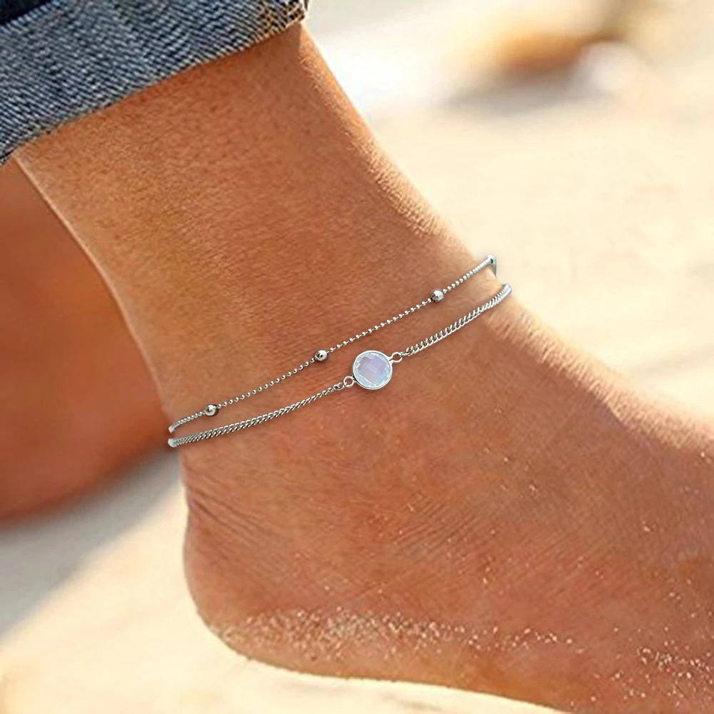 Vintage Beach Foot Anklet For Women Bohemian Female Anklets Summer Bracelet On the leg Jewelry Vintage Beach Foot Anklet For Women Bohemian Female Anklets Summer Bracelet On the leg Jewelry