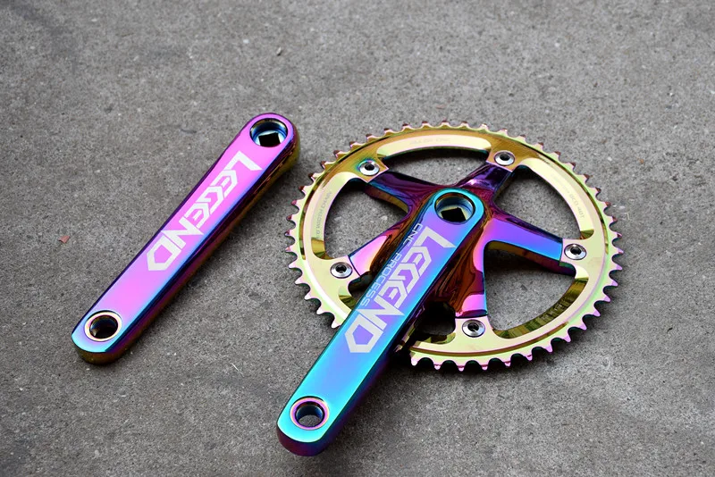 Legend track Bike Crankset 48T 144BCD бензопилы для велосипеда Cranks с одной скоростью fixie bike Crank