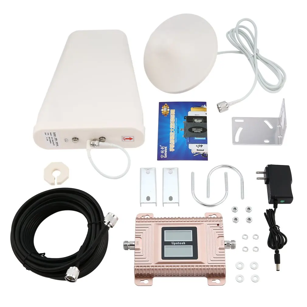 

LC17L-GD 4G LTE 1800 (FDD Band 3) Dual Band Repeater 70dB Gain GSM 900 DCS 1800mhz Dual Band Amplifier Repetidor Celular