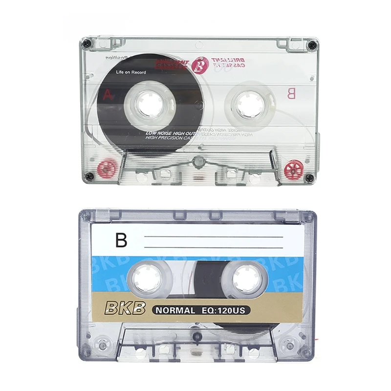 2 Stuks Standaard Cassette Leeg Tape Speler Lege 60 Minuten Magnetische Tape Opname Voor Spraak Muziek Opname