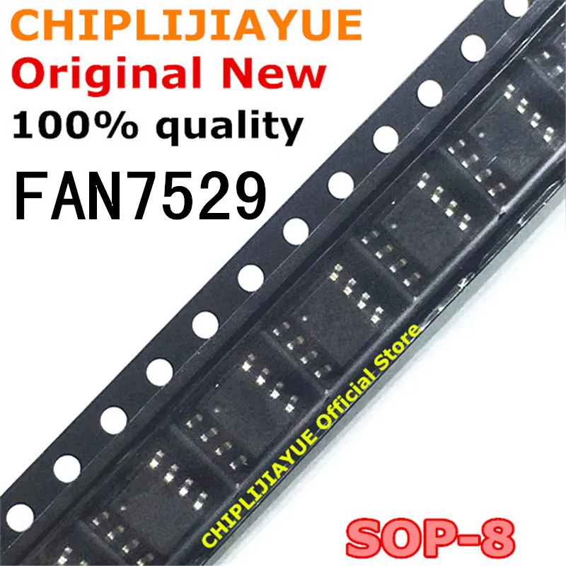 10 шт. FAN7529 SOP-8 FAN7529MX 7529 SOP8 SOP SMD новый и оригинальный чипсет IC | Электронные