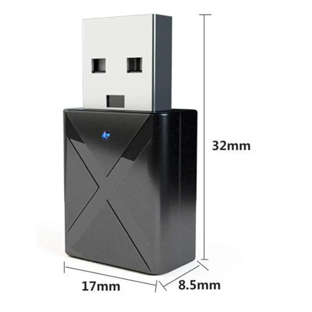 Беспроводной usb адаптер Bluetooth 5 0 для компьютера USB приемник передатчик AUX RCA ТВ