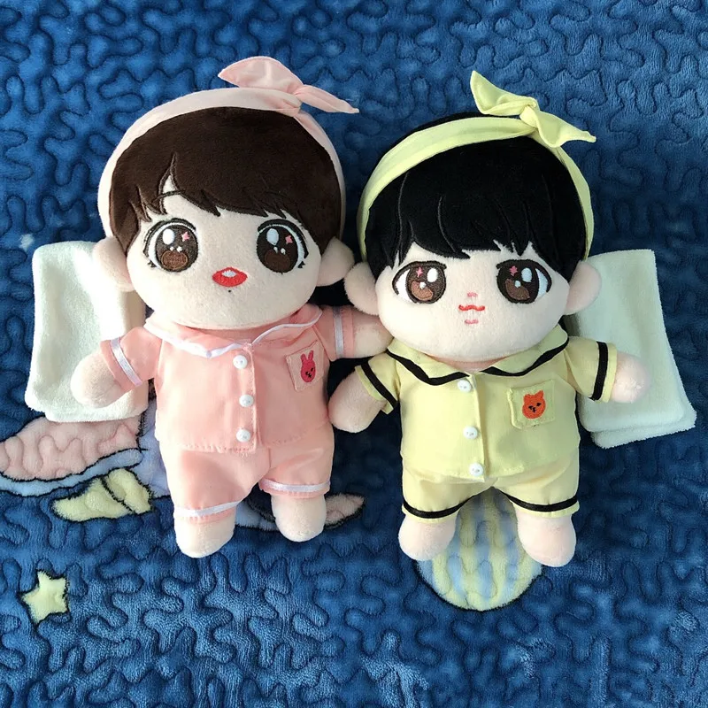 Cosmile Kpop звезда JungKook Jimin 20 см плюшевая кукла игрушка с пижамой одежда милая косплей