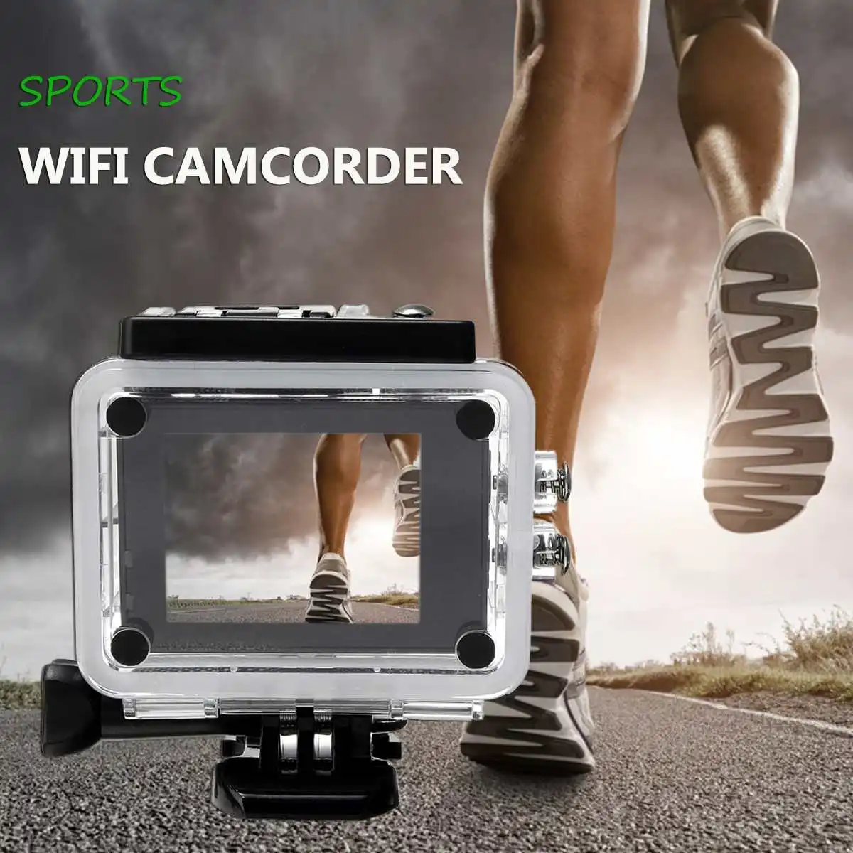 Экшн-Камера Подводная Водонепроницаемая Ультра HD 4 K/25fps WiFi 2," 170D шлем видео записывающая камера s Спортивная камера
