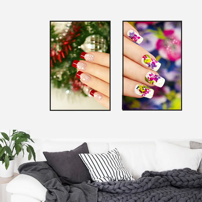 

Manicure Beauty Nail Polish Salon Posters HD Pictures Canvas Wall Art Decorative Home Decor Paintings Living Room Decoration