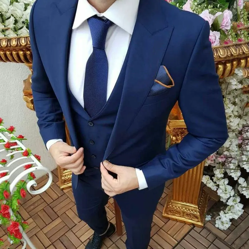 Latest navy Blue wedding Suits for men 