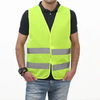 

Reflective Vest High Visibility Fluorescent Outdoor Safety Clothing Waistcoat Safety Vest Ventilate Vest