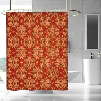 

Hotel Quality Polyester Shower Curtain Shower and Bathtub