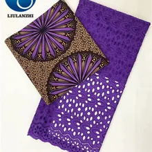 BEAUTIFICAL восковые принты и африканские сухие кружева 3+ 2,5 ярдов африканские платья Швейные кружевные ткани принты ML8WR93-116