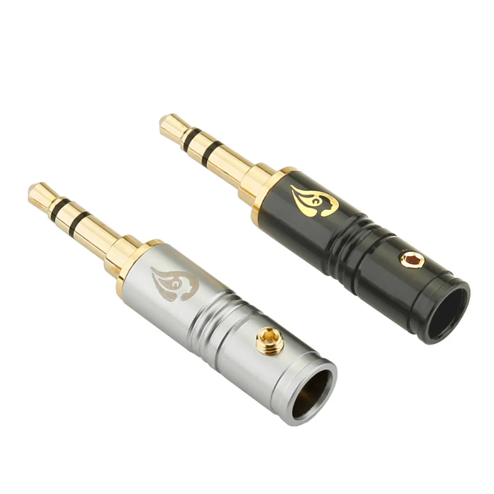 10PCS 3.5mm Jack Audio Plug 3 Poles Stereo DIY Headphone HiFi Earphone Plugs Adapter Gold Plated Solder Connector | Электроника