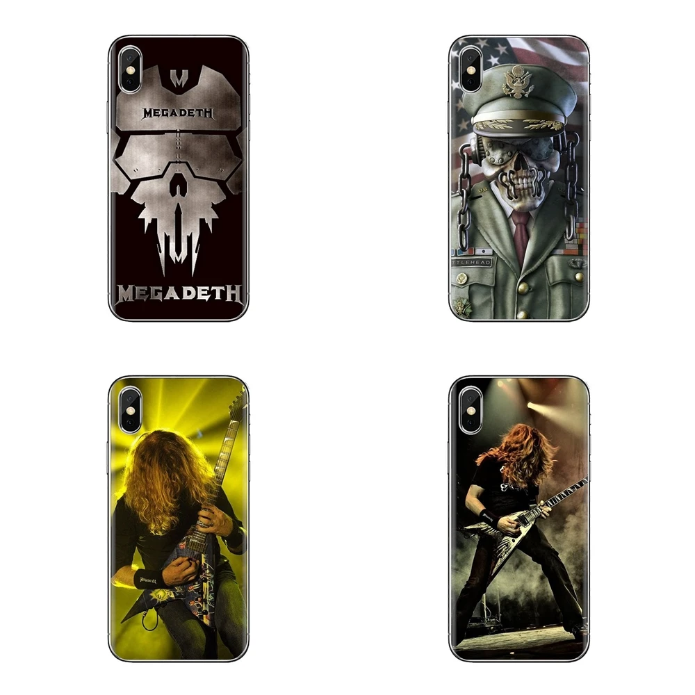 Для Samsung Galaxy J1 J2 J3 J4 J5 J6 J7 J8 плюс 2018 Prime 2015 2016 2017 megadeth ржавчины в мир с принтом черепов