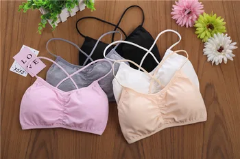 

Students Parachute Wrap-around Cute Chest Vest Development Period Anti-Exposure Breathable Underwear Deconstructable Cotton Cush