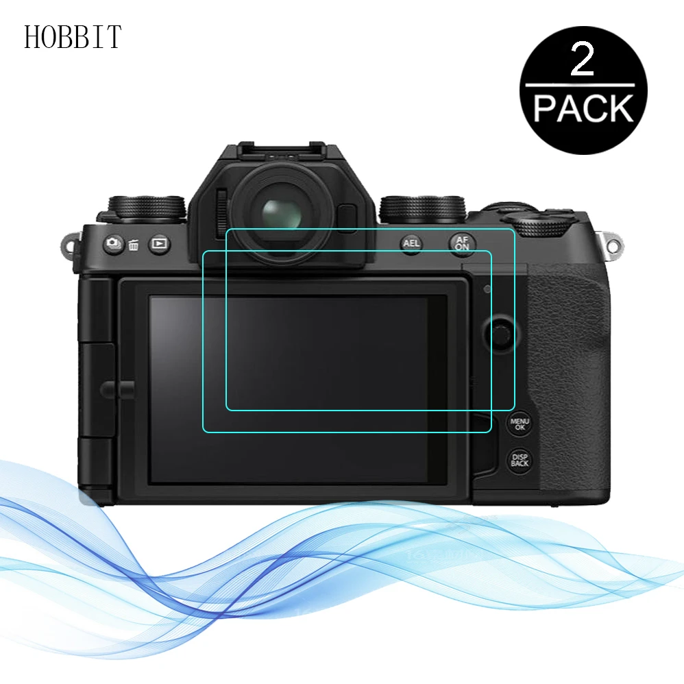 Película de Protector de Pantalla DE LA Cámara Digital para FUJI Fujifilm XS-10, XS10, 0,3mm de grosor, vidrio óptico 2.5D, cristal templado LCD, 2 uds.