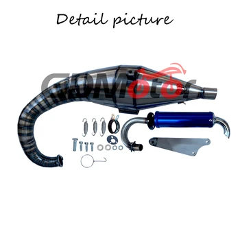 Universal motorcycle Muffler modify 125cc racing scooter exhaust system for Honda DIO AF18 AF25 AF28