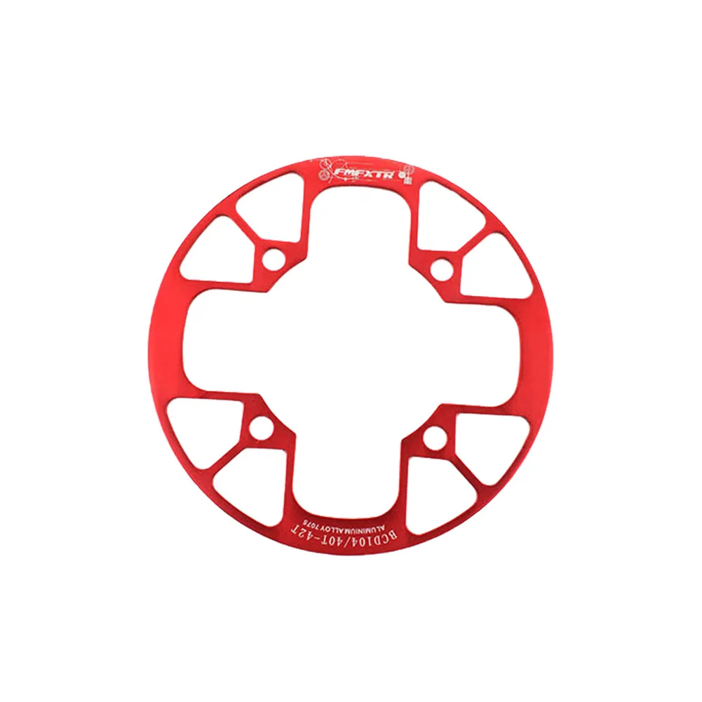 

Protective Tooth Guard Cog Plate Round Crankset Easy Install Aluminum Alloy Bike Accessories Bicycle Sprocket Disk Cover Wheel