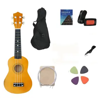 

Ukulele 21 Inch Sapele Beginner Kit With Clip On Tuner Light Weight Suitable For Solo Playing Singing Karaoke