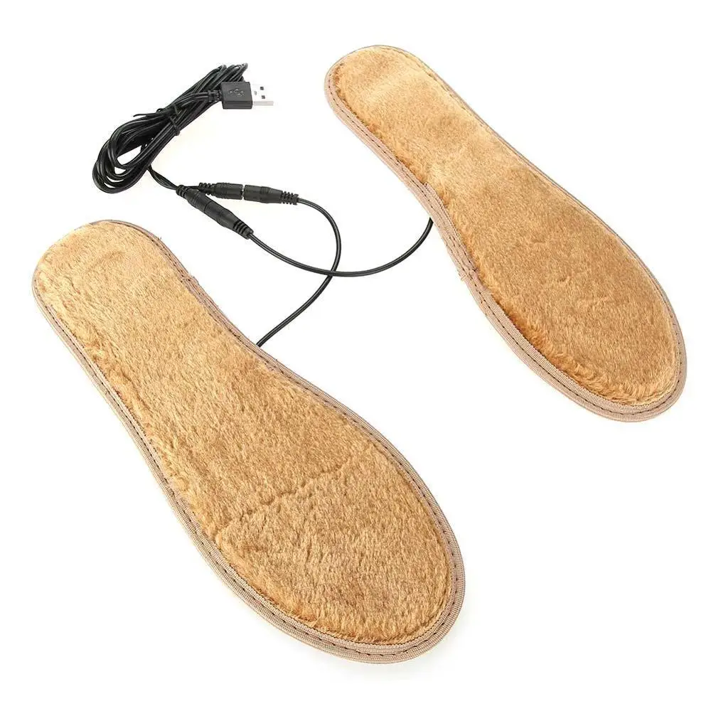 Водонепроницаемая USB электрическая нагревательная стелька для ног моющаяся высокая эффективность теплообмена Быстрая скорость нагрева