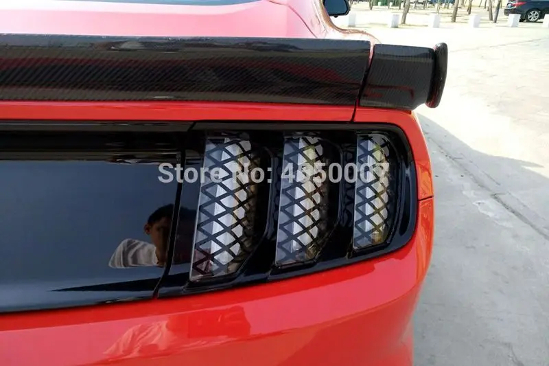 Спойлер из углеродного волокна для ford mustang ЧЕРНЫЙ заднего крыла багажник спойлер для ford mustang