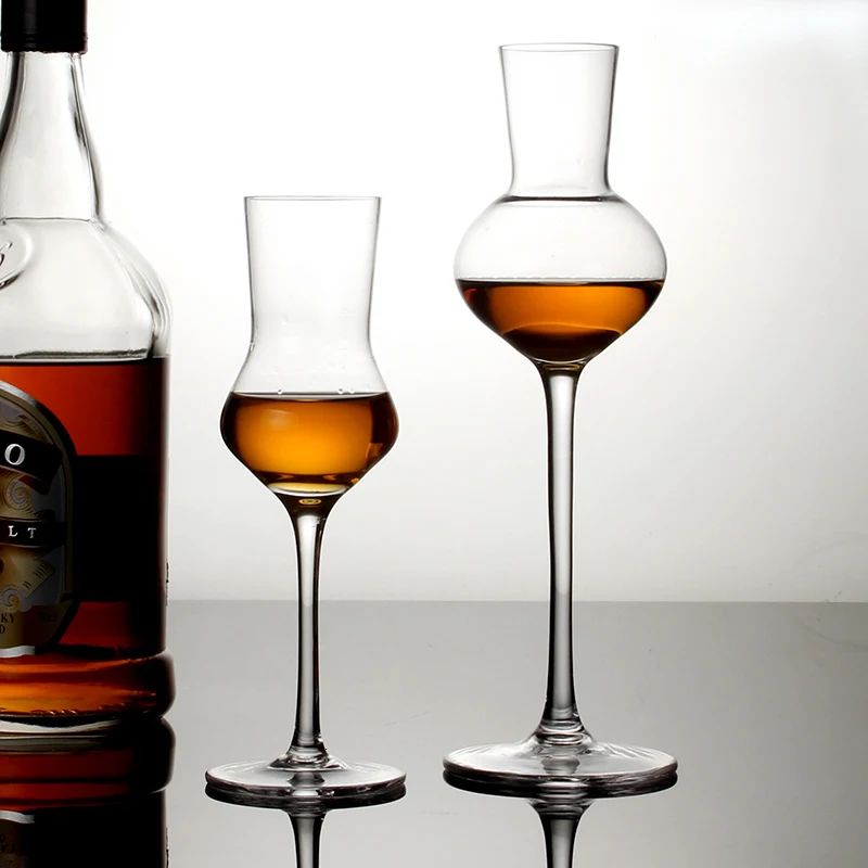 Specialty Sommelier Whiskey Tasting Glass Chateau Whisky Copita Nosing Crystal Goblet Graceful Shape Sweet Wine Cups Wholesale
