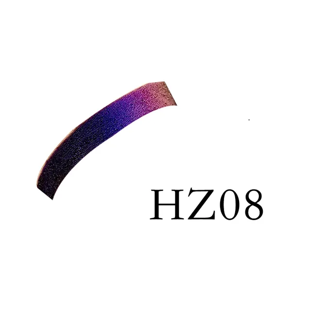 Горячий пигмент Хамелеон Блестящий 0,2 г Блестящий призматический Хром Мульти небо палитра BORN тени для век порошок - Цвет: HZ08