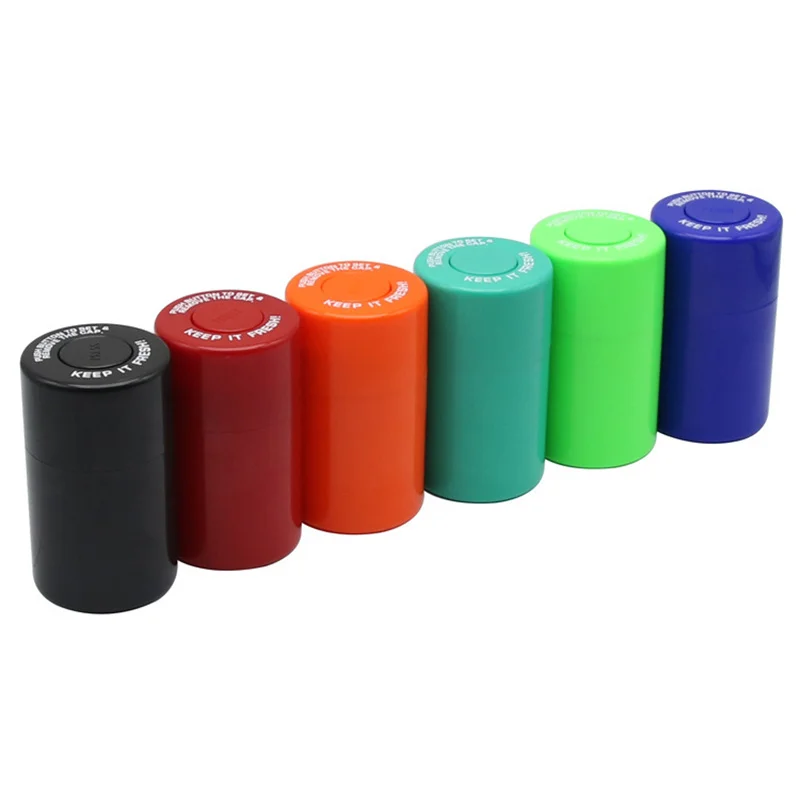 Plastic Jar Airtight without picture Storage container stash Tobacco Herbs can Vacuum grains Fresh box for smoking accessories 4