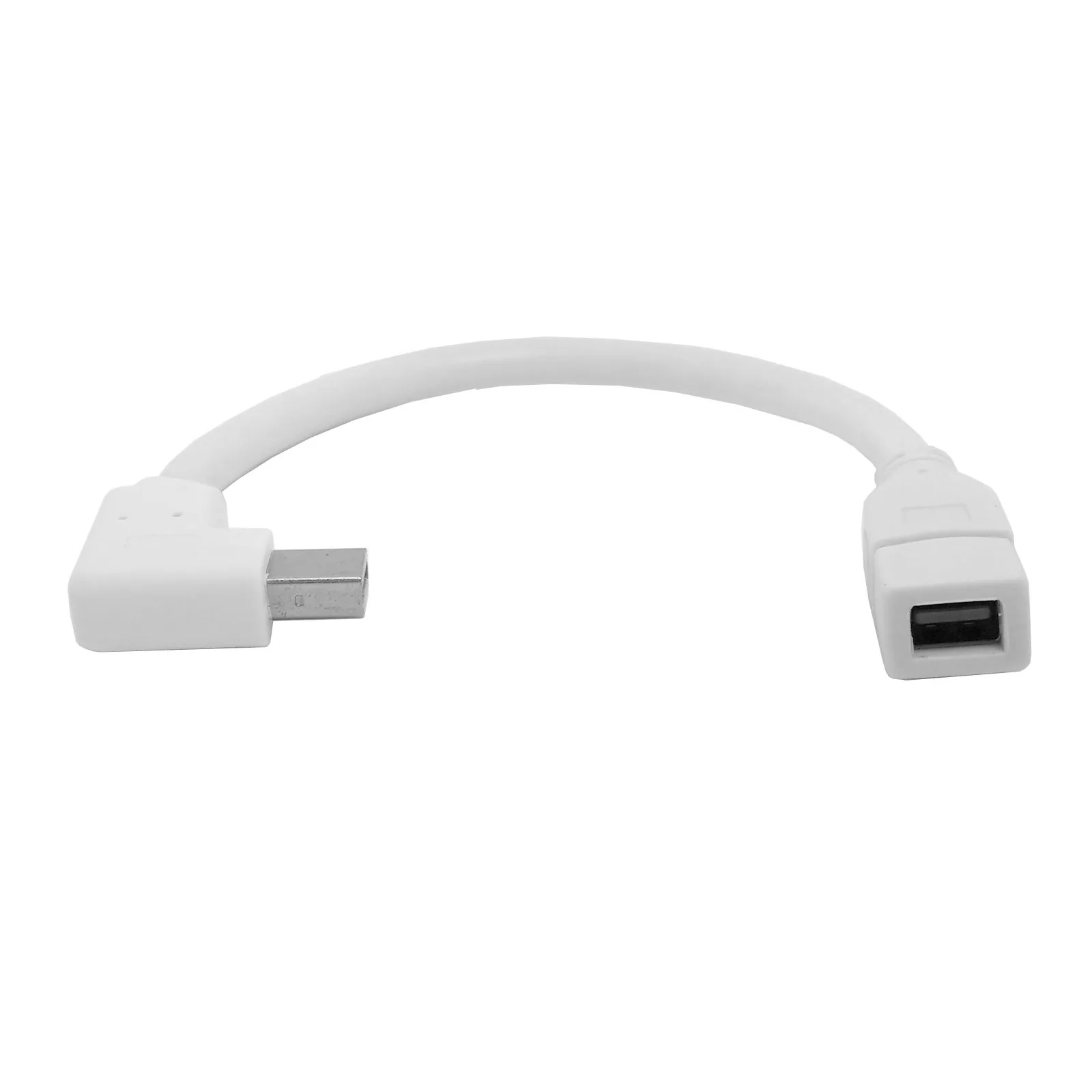 Left bend Mini displayport DP удлинитель для мужчин и женщин Светодиодный выделенный кабель