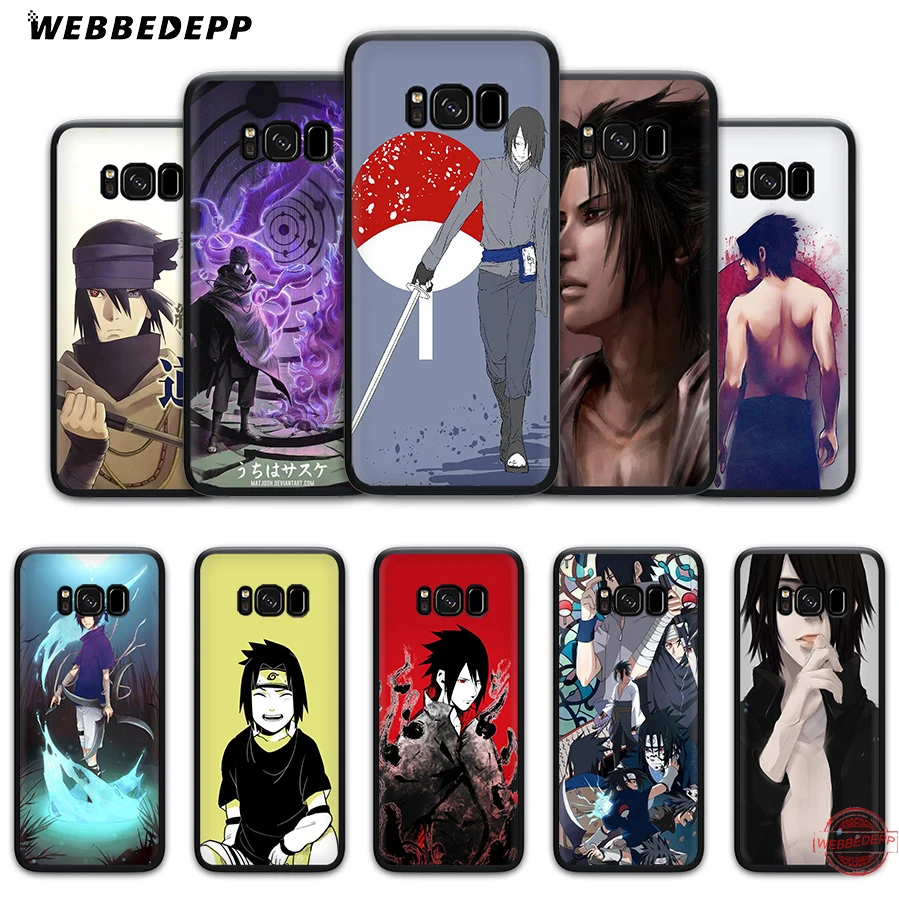 WEBBEDEPP Naruto Sasuke Uchiha мягкий чехол для Samsung J4 J6 Prime Plus J8 2018 J7 Dou A20E A70S A51 A71 A81 A91 | Мобильные
