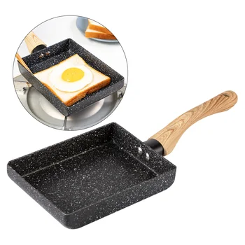

Omelette Pan Coating Japanese Style Anti Hot Mini Frying Cooking Tools Rectangle Tamagoyaki Flat Base Non Stick Pancake