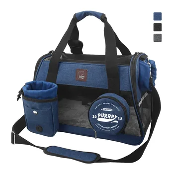 

Multifunction collapsible cat dog bag, pet out handbag, travel air box, handbag