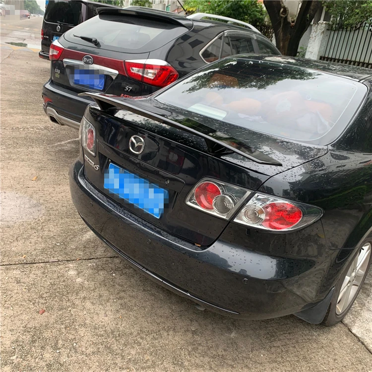 Для Mazda 6 спойлер 2006-2013 для Mazda 6 Высокое качество NF Спойлер ABS Материал заднее крыло праймер цвет задний спойлер