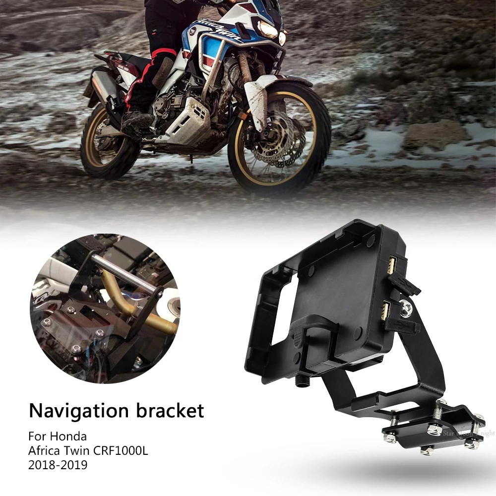 Для Honda Africa Twin CRF1000L 2018 2019 CRF 1000 L Передняя подставка для телефона мотоцикла