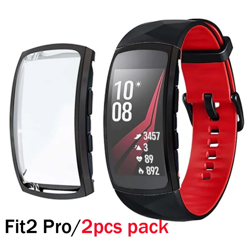 2 шт./упаковка Защитные чехлы для samsung gear fit2 pro | Электроника