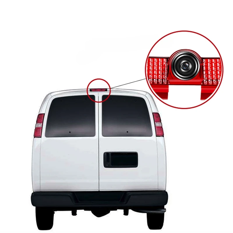 Car 3Rd Brake Light Rear View Camera for GMC Chevy Express Savana Van