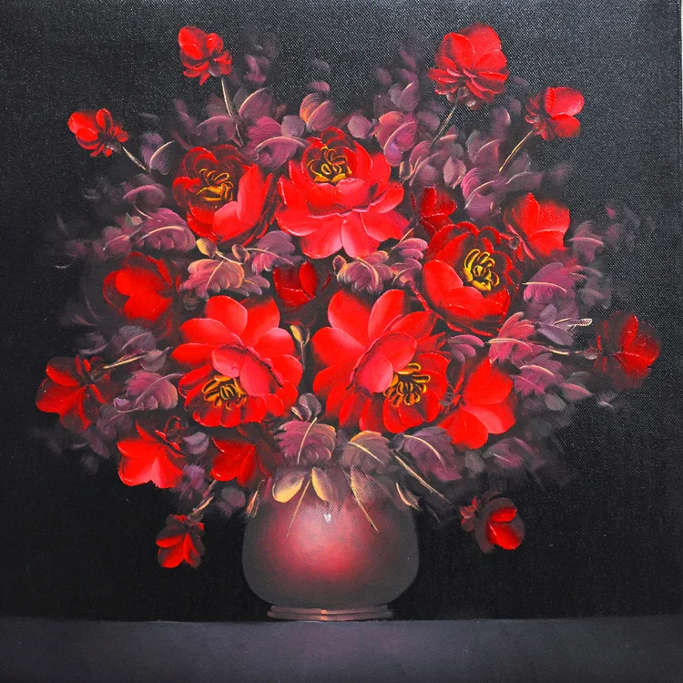 

5D Ironing Magic Cube Round Drill Cross Stitch, Hand Painted Diamond Painting, Embroidered Oil Painting 45x45cm