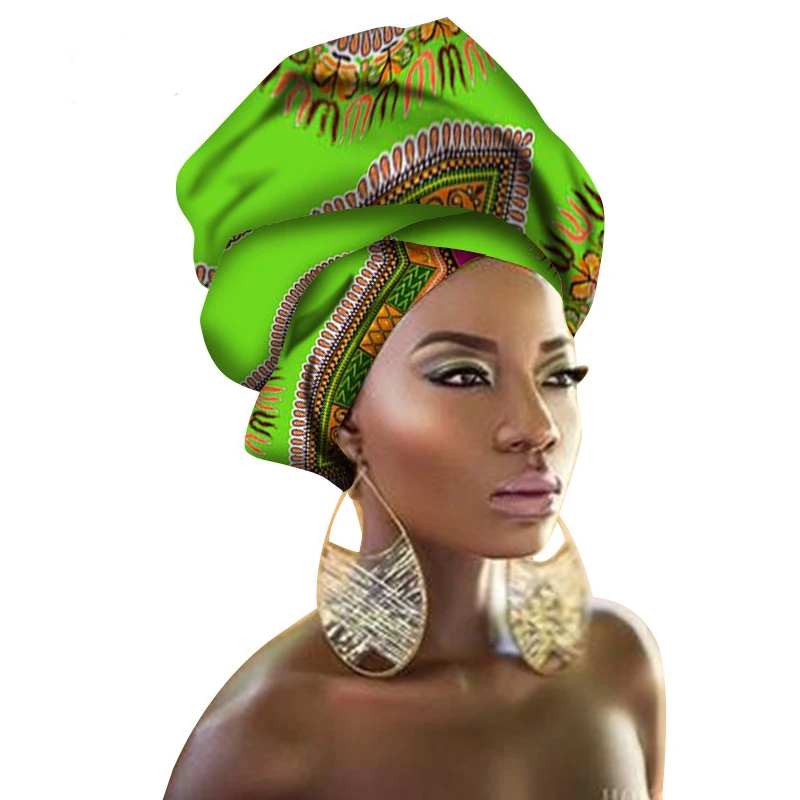 

100% cotton Ankara prints batik headscarf long head scarf best quality headcover for woman African head wrap turban shawl 1piece