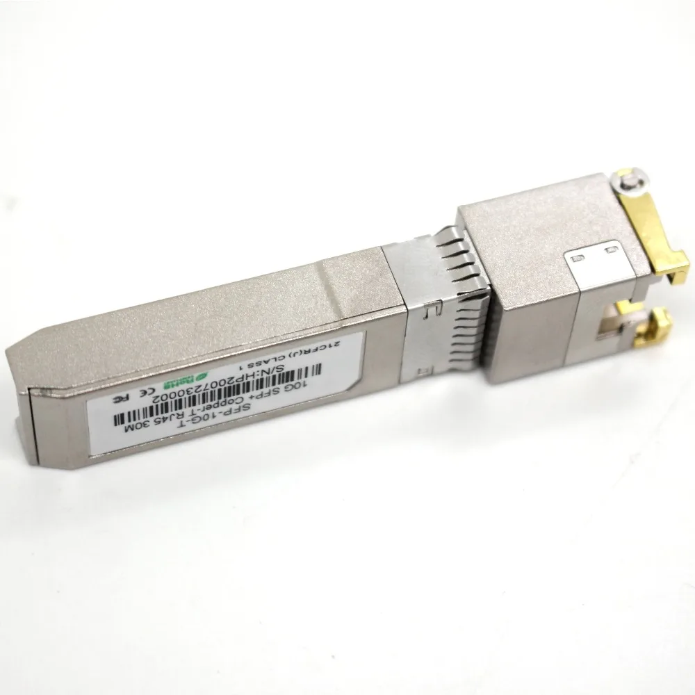 Sfp + Módulo do Transceptor do Cobre 30m do Módulo Rj45 do Cobre de Sfp Módulo Compatível Sfp 10gbase-t Rj-45 10g 5 30m do cobre de aruba 10gbase-t sfp