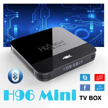 

H96 Mini H8 Smart TV Box Android 9.0 TV box 2.4G/5G Wifi BT4.0 2GB 16GB 4K Youtube Media player Google Play Set top box