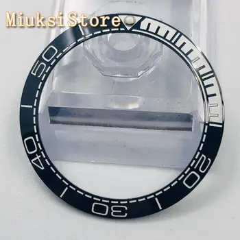 

38mm blue white ceramics watch bezel fit automatic mechanical watch 40mm mens watch bezels