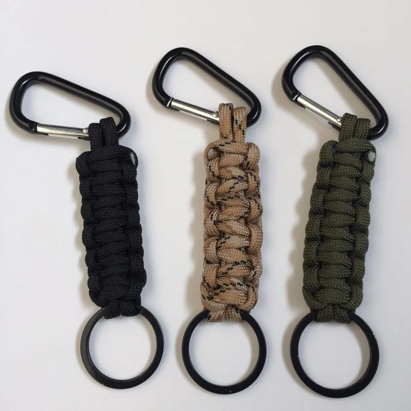 Tactical Survival Tool Climbing Carabiner Hook Line Backpack Buckle Camping Hiking Outdoor Umbrella Cord | Спорт и развлечения