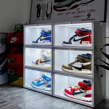 shoe case with led lights