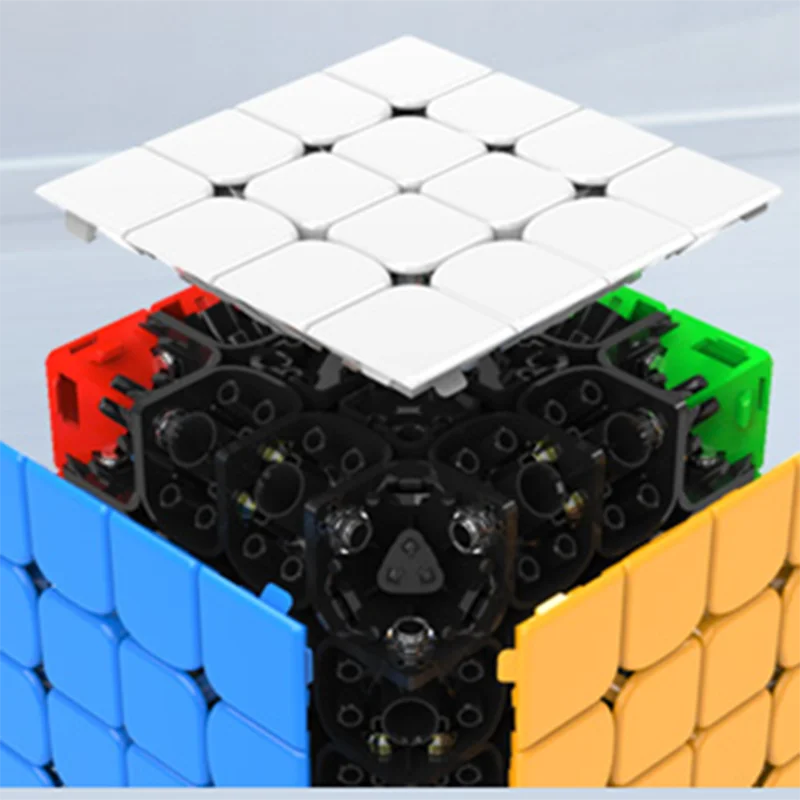 Магнитный кубик для спортивных соревнований 4X4X4, профессиональный магический скоростной кубик, вращающиеся Развивающие игрушки для конкурентов