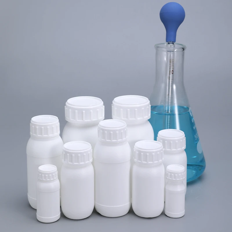5 шт. круглая пластиковая бутылка для пестицидов HDPE с герметичной крышкой