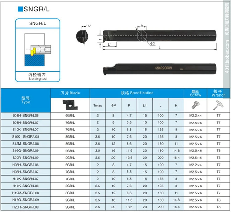 SNGR08K07 10K07 10K08 12M08 12M09 16Q08 16Q09 insert 7GR 8GR 9GR CNC Inner hole turning tool Free shipping vice grip