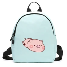 Детская мода Kawaii Милый Свинья водонепроницаемый рюкзак для путешествий для девочек-подростков маленький школьный рюкзак женские рюкзаки