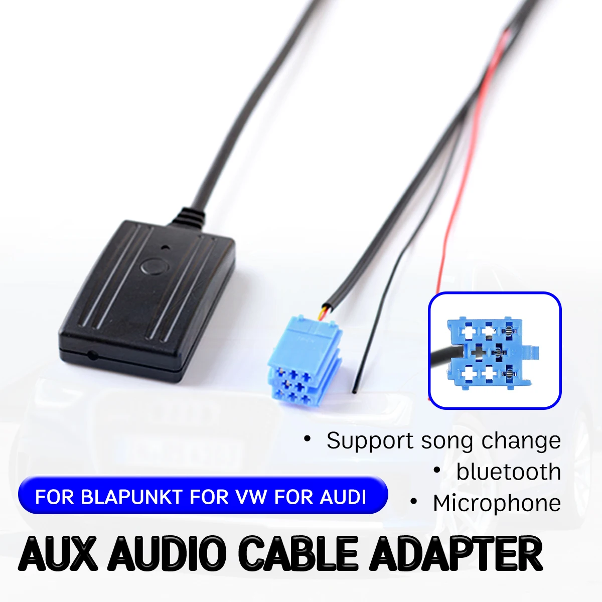 Bluetooth Aux-приемник для AUDI хор концерт Blaupunkt vw Дельта бета VDO Becker Кабель-адаптер Hands-free