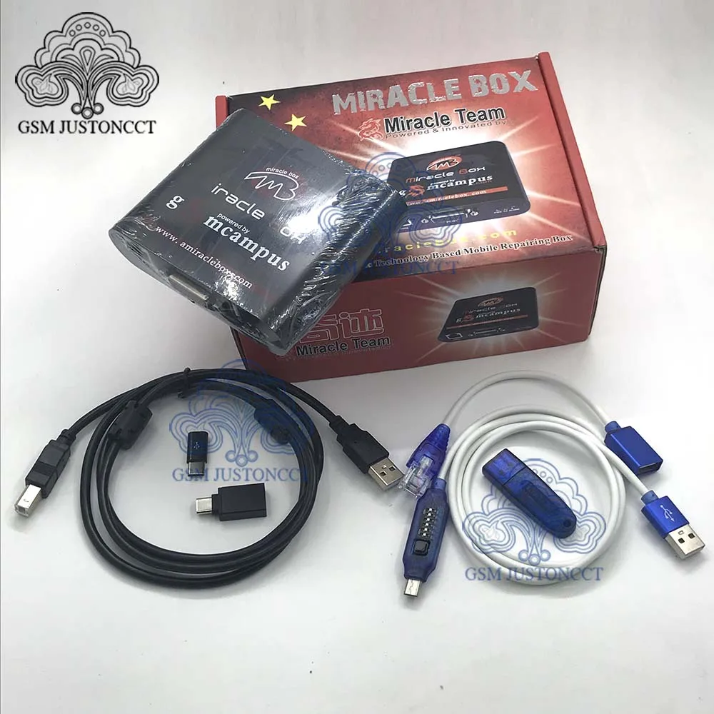 2021 Hot Sale Original Miracle box + key with cables for china mobile phones Unlock+Repairing unlock | Мобильные телефоны и